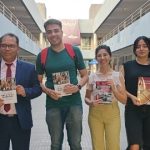 Funcionario nacional donó libros al centro de estudiantes de la Facultad de Humanidades de la UNaF