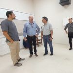 El rector Parmetler recorrió el campus de la UNaF